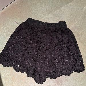 Black Lace Beach shorts